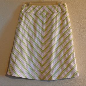 Pink and Green Banana Republic Skirt
